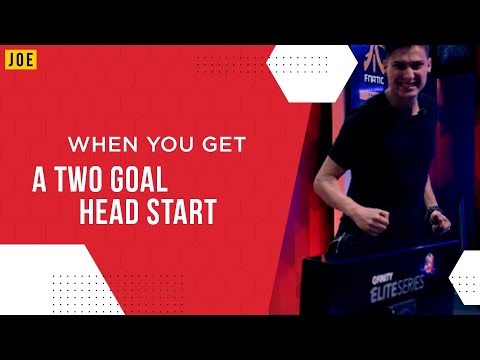 This is what happens when you give a professional FIFA player a two goal head start