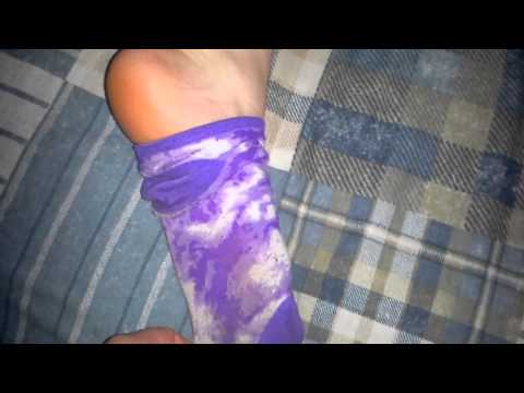 Sleeping foot play and sock removal