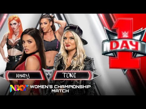 WWE 2K20 Day 1 Mandy Rose (Toxic Atracttion) vs Toni Storm-Nxt Women's Championship Match