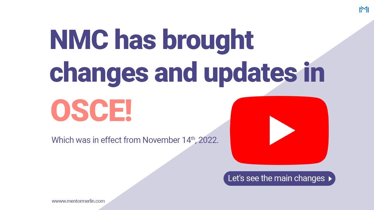 NMC OSCE - Changes and updates Part - 2