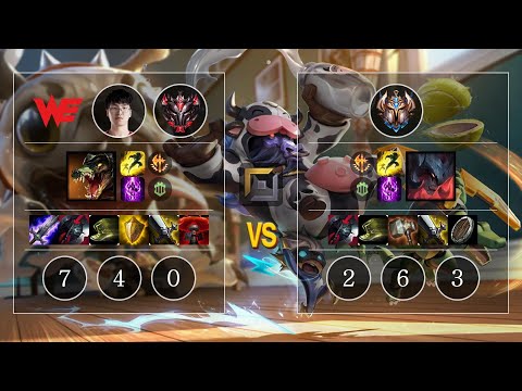 WE Poss Renekton vs Aatrox Top - KR GrandMaster Patch 10.11