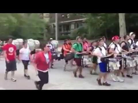 UMass Drumline 2014: Cadence B-C Chunk
