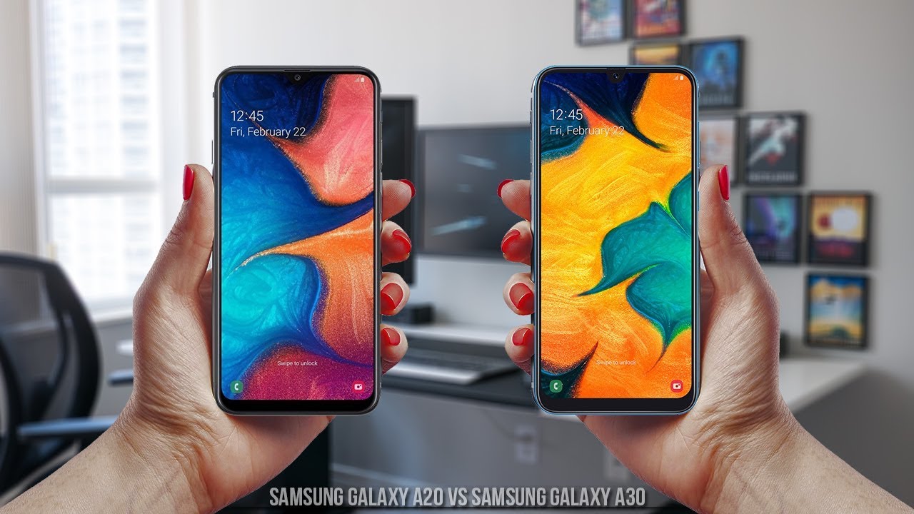 Samsung Galaxy A20 Vs Samsung Galaxy A30 Comparison
