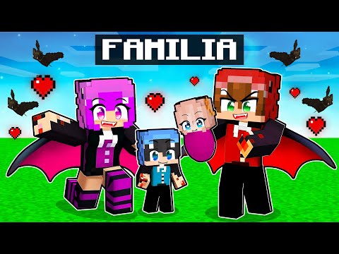 Adopté una Familia VAMPIRO en Minecraft!