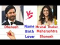 Dhanush Mrunal Thakur Englishcomparision Biography Lover 2ndmarriage Divorce Aishwarya Hindi