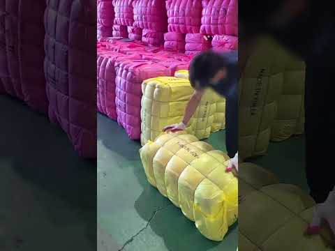💯 50kg Bale Making Process of Korean Used clothing | Compare bale sizes at the end #usedclothing