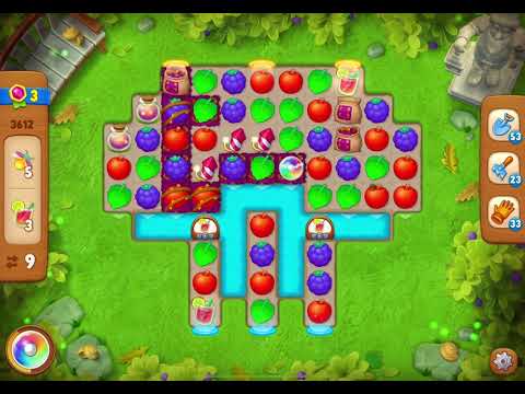 GardenScapes Level 3612 no boosters (15 moves)