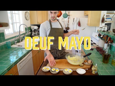 OEUF MAYO, how to boil an egg *3 ways* and make real mayonnaise