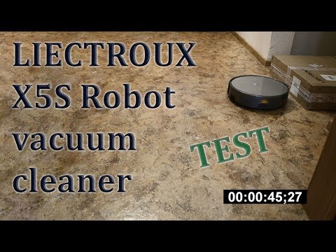 LIECTROUX X5S robot vacuum cleaner TEST