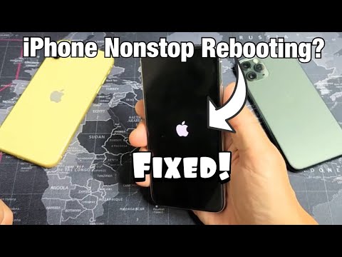 iPhone X/XS/XR/11:  Stuck in Constant Rebooting Boot Loop with Apple Logo Off & On Nonstop FIXED!