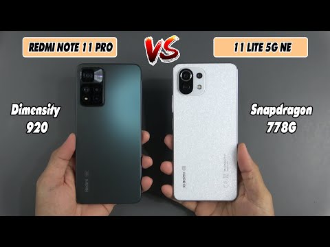 Xiaomi Redmi Note 11 Pro vs 11 Lite 5G NE | SpeedTest and Camera comparison