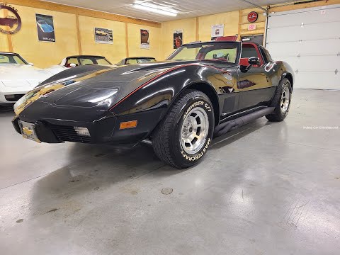 1979 Black Corvette Red Interior Hot Rod For Sale Video