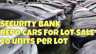 Buy and sell: Security Bank per lot sale