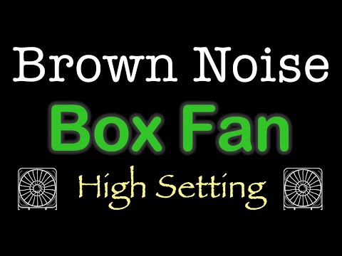 Best BOX FAN NOISE on High Setting for Sleep