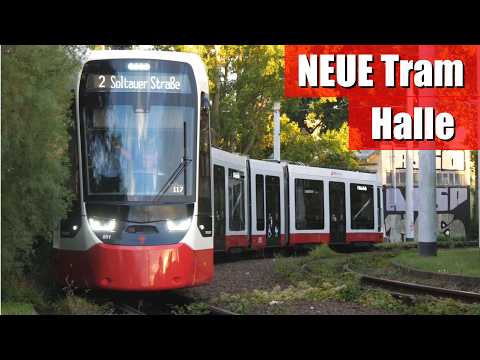 Die NEUE Straßenbahn für Halle fährt ENDLICH | TINA/MGT-XL