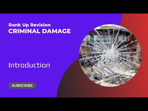 Criminal Damage - UK Police Revision