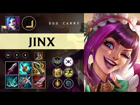 Jinx ADC vs Sivir - KR Challenger Patch 26.01