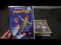 Two Different Versions Of Walt Disney Peter Pan VHS