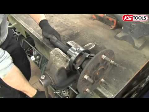 Application Video Wheel Bearing Tool Set Ford Transit KS Tools 150.2370