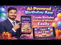 AI Birthday Video Maker App Create Happy Birthday Videos In 1 Click Aivideo Birthdayvideo Apps