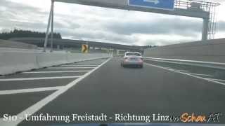 preview picture of video 'Mühlviertler Schnellstraße S10 Umfahrung Freistadt Richtung Linz'