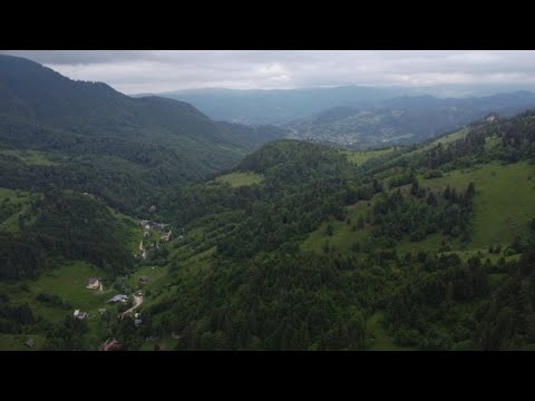 Valea Cheii, Podu Dambovitei I 4k Droneview