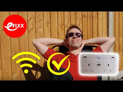 Easy outdoor Wifi - using the BG Wifi range extender socket