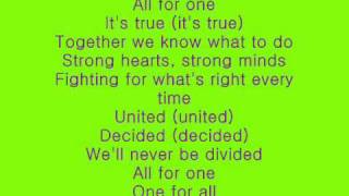 Barbie and The Three Musketeers - All For One w/lyrics