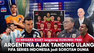 Download lagu PSSI Langsung Gerak Cepat “10 Negara Jajal Kekuatan INDONESIA” Efek Jadi Tuan Rumah FIFA Series mp3