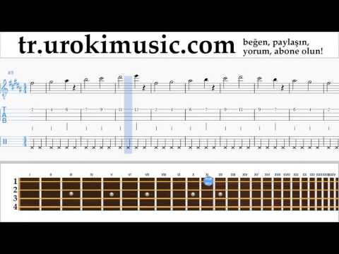 Banjo Nasıl Çalınır (İrlandalı Tenor) David Guetta, Justin Bieber - 2U Tablatura Bölüm#1