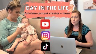 DAY IN MY LIFE VLOG as a mom, wife, and full-time content creator