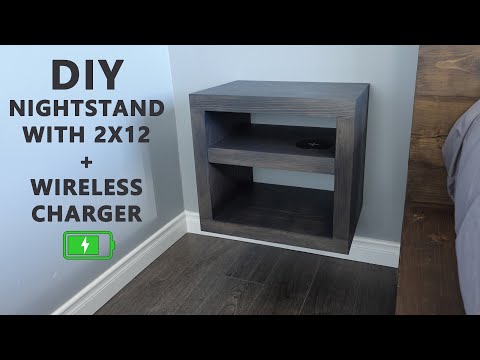 DIY Wireless Charging Nightstand for 20$ - How to build
