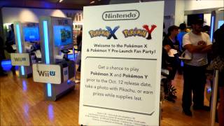 Pokémon X and Pokémon Y Pre-Launch Fan Party at Nintendo World