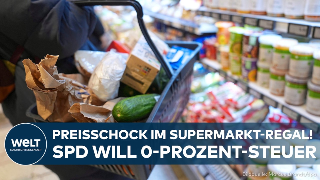 STEIGENDE INFLATION: Mehrwertsteuer auf Null? SPD fordert Entlastung bei Lebensmitteln