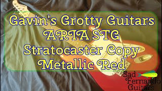 Video thumbnail for Gavin's Grotty Guitars - Aria STG Stratocaster Copy by Sad Fernando Guitars