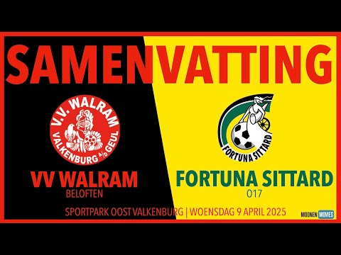 🔥 SAMENVATTING BELOFTEN WALRAM - FORTUNA SITTARD O17