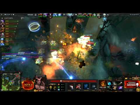 EG vs RoX.KIS game 1 - Curse Dota 2 Invitational sponsored by Alienware