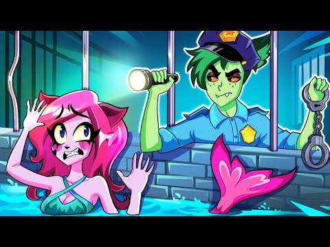 Pinky is a Criminal Mermaid Trapped?! 👮 Unbelievable Ending 😱 Teen-Z Life