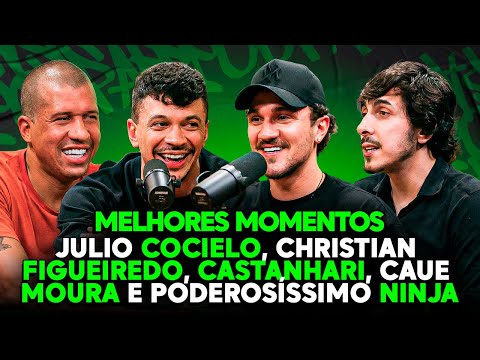 Os MELHORES MOMENTOS de COCIELO, CHRISTIAN FIGUEIREDO, CASTANHARI, CAUE MOURA & NINJA no PODPAH