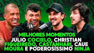 Os MELHORES MOMENTOS de COCIELO, CHRISTIAN FIGUEIREDO, CASTANHARI, CAUE MOURA & NINJA no PODPAH
