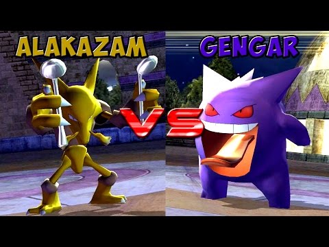Pokemon battle revolution - Alakazam vs Gengar