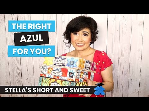 Three Azul Games Comparisons - Stella's Short and Sweet