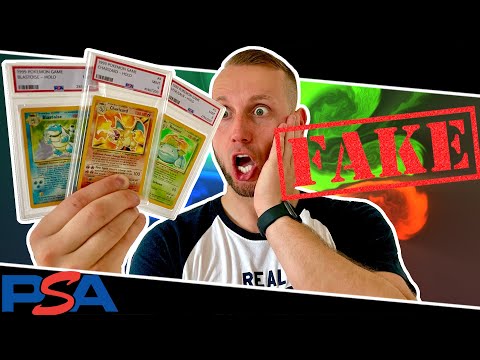 FAKE PSA Pokemon Karten - gefälschtes Grading erkennen