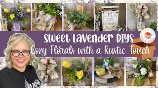 💜🌿 Sweet Lavender DIYs | Cozy Florals with a Rustic Touch || Mystery Box Challenge April 2026