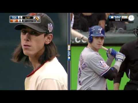 MLB 2010 world series game 1 Rangers @ Giants