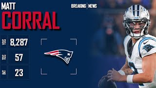 NEW ENGLAND PATRIOTS: Matt Corral ᴴᴰ