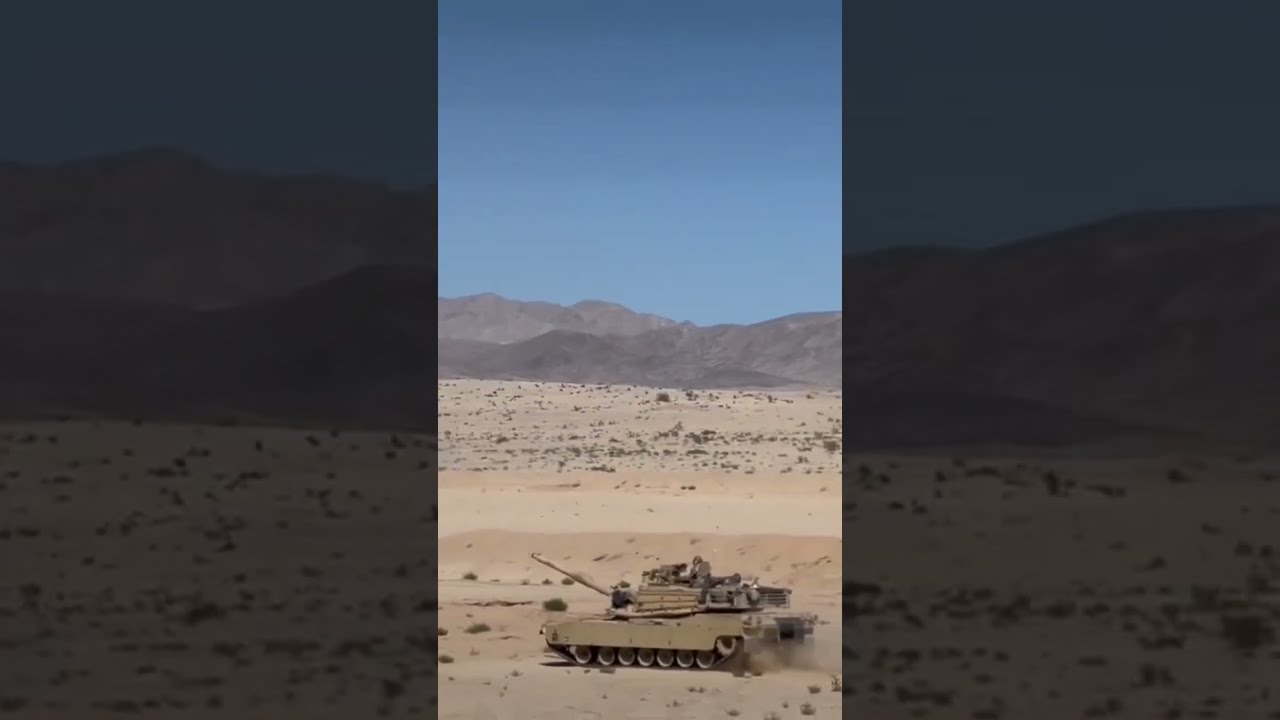 M1A2 Abrams DESERT OPS!!#shorts #viral #subscribe #military #army #tank