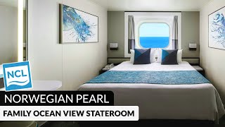NCL Pearl | Family Oceanview Stateroom Full Tour & Review 4K | Category O4 / OA / OB