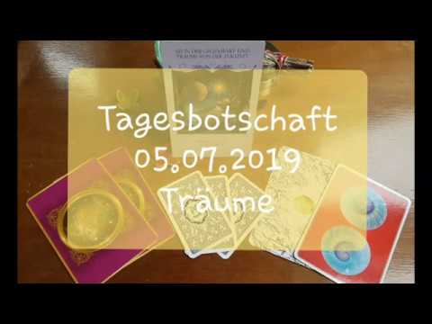 Tagesbotschaft  - Orakel am 05.07.2019 - Träume