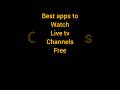 Apps To Watch Free Live Tv Channels On Samsung Smart Tv Shorts